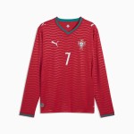 2026 Portugal Home Long Sleeve Fan Jersey - Ronaldo #7